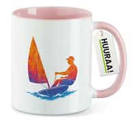 huuraa tazza da ufficio Vela Tazza con motivo regalo rosa 330ml Vela souvenir