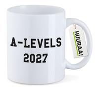 huuraa tazza di caffè A-Levels 2027 Tazza regalo bianca 330ml A-Levels 2027 Presente