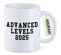 huuraa tazza di caffè Advanced Levels 2025 Tazza regalo bianca 330ml Advanced Levels 2025 Presente