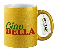 huuraa tazza di caffè Ciao Bella Tazza da caffè regalo oro 330ml Ciao Bella idea regalo