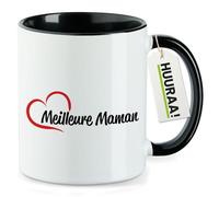 huuraa tazza di caffè Meilleure Maman Tazza regalo nera 330ml Meilleure Maman Presente