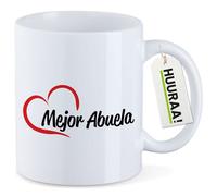 huuraa tazza di caffè Mejor Abuela Tazza regalo bianca 330ml Mejor Abuela Presente