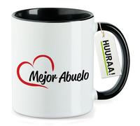 huuraa tazza di caffè Mejor Abuelo Tazza regalo nera 330ml Mejor Abuelo Presente