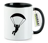 huuraa tazza di caffè Parapente Tazza regalo nera 330ml Parapente Presente