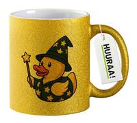 huuraa tazza di caffè Pato de goma mago Tazza da caffè regalo oro 330ml Pato de goma mago idea regalo