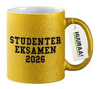 huuraa tazza di caffè Studentereksamen 2026 Tazza da caffè regalo oro 330ml Studentereksamen 2026 idea regalo