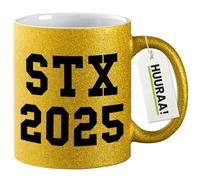 huuraa tazza di caffè STX 2025 Tazza da caffè regalo oro 330ml STX 2025 idea regalo