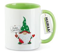 huuraa Tazza Duende Merry Christmas Tazza da caffè regalo verde 330ml Duende Merry Christmas souvenir