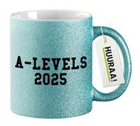 huuraa tazza glitterata A-Levels 2025 Tazza regalo blu 330ml A-Levels 2025 Presente
