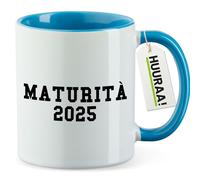 huuraa tazza Maturità 2025 Tazza regalo blu 330ml Maturità 2025 idea regalo