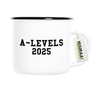 huuraa tazza smaltata A-Levels 2025 Tazza da caffè regalo Vintage 300ml A-Levels 2025 Presente
