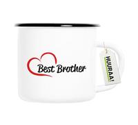 huuraa tazza smaltata Best Brother Tazza da caffè regalo Vintage 300ml Best Brother Presente