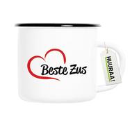 huuraa tazza smaltata Beste Zus Tazza da caffè regalo Vintage 300ml Beste Zus Presente