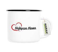 huuraa tazza smaltata Najlepsza Mama Tazza da caffè regalo Vintage 300ml Najlepsza Mama Presente