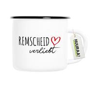 huuraa tazza smaltata Remscheid verliebt Tazza da caffè regalo Vintage 300ml Remscheid verliebt Presente