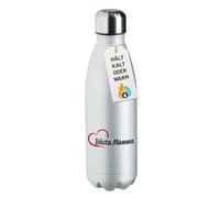 huuraa thermos Bästa Mamma Regalo Borraccia Sportiva Argento 500ml Acciaio Inox Bästa Mamma Sorpresa
