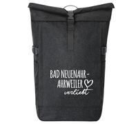 huuraa zaino da corriere Bad Neuenahr-Ahrweiler verliebt Zaino regalo nero melange 30-44 litri roll-top fairtrade Bad Neuenahr-Ahrweiler verliebt Presente