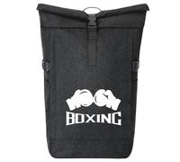huuraa zaino da corriere Boxing Zaino regalo nero melange 30-44 litri roll-top fairtrade Boxing Presente
