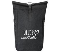 huuraa zaino da corriere Oelde verliebt Zaino regalo nero melange 30-44 litri roll-top fairtrade Oelde verliebt Presente
