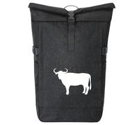 huuraa zaino da corriere Toro Zaino regalo nero melange 30-44 litri roll-top fairtrade Toro Presente