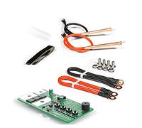 Huusuei Set de Dispositivos de Soldadura de 12 V, máquina portátil, Almacenamiento, batería de Soldadura, Placa de Circuito para 18650 26650 32650