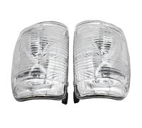 HUVNEXA 1/2 Uds. Lámpara indicadora de espejo retrovisor izquierdo y derecho para coche, luz señal giro, cubierta lente, vista trasera, para Ford, Unidad de señal montada en espejo(Left And Right)