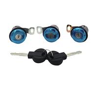 HUVNEXA 1 cilindro de cerradura de puerta izquierda 2 piezas derecha con 2 llaves, for Citroen, BERLINGO XSARA PICASSO, for Peugeot, for Partner, 1996-2008 OE 9170G3 252522 Cerradura de puerta de coch