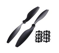 HUVNEXA 1 par de hélices 1045 10x4,5 CW CCW for multicóptero RC F450 Quadcopter, color negro Palas de hélice de repuesto para drones(Schwarz)