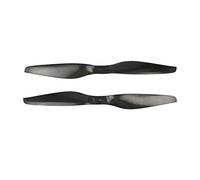 HUVNEXA 1 par de hélices fibra carbono 3K 17 x 5, CW CCW 1755 for dron, multicóptero y cuadricóptero con 3 orificios en el medio, 4 Palas de hélice de repuesto para drones