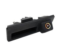 HUVNEXA 170 Grados HD Vista Trasera de Marcha atrás Coche Ojo pez manija del Maletero cámara Dorada línea estacionamiento, A4L/S5/S3/A6L/Q3/Q5/A3/Q7 Cámara de Marcha atrás