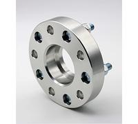 HUVNEXA 2/4 piezas 15/20/25/30/35mm PCD 5x120 CB 67,1mm adaptador espaciador de rueda 5 terminales, for Opel, Insignia, Hyundai, Potter M14xP1 Cuña espaciadora de rueda de coche(2PCS 45mm Silver)