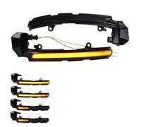 HUVNEXA 2 luces de giro dinámicas for Jaguar, XE, XF, XJ, F-Type, XK, XKR, I-Pace, X250, X260, IDE, luz indicadora espejo, intermitente Espejo retrovisor con luz intermitente(Blue-yellow)