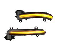HUVNEXA 2 luces intermitentes secuenciales for Serie Active Tourer F45 2015 2016 2017, luz indicadora dinámica for espejo lateral Espejo retrovisor con luz intermitente(Blue-yellow)