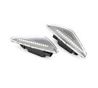 HUVNEXA 2 uds luz de indicador Lateral de señal de Giro dinámica lámpara de luz Intermitente secuencial, for, X3 F25 X5 E70 X6 E71 SB20 Luz de señal de Giro(Transparent Shell)