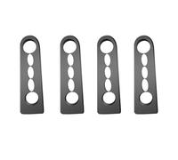 HUVNEXA 4 Piezas Cerradura de Puerta Coche Amortiguador Sonido Tapón Sello Ruido, for NISSAN, Pathfinder R51 2005 - 2012 Navara Frontier D40 Tope para puerta de coche