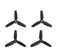 HUVNEXA 4 piezas de hélices de tres hojas for drones, hélices de liberación rápida, accesorios de reducción de ruido, for DJI, FPV Combo Hélice para dron(2pairs Golden paddle)