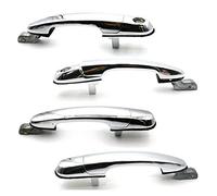 HUVNEXA 4 Uds 1 Juego de manija de puerta Exterior delantera trasera cromada, for HYUNDAI, Tucson 2005-2009, OEM 826502E010 826602E010 836502E010 836602E010 Cubierta para manija de puerta de coche
