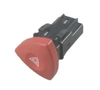 HUVNEXA 8200442724 93856337 Botón de luz intermitente de emergencia for, Renault, Trafic, Espace, Laguna, Clio 2 Botón de interruptor de luces de emergencia