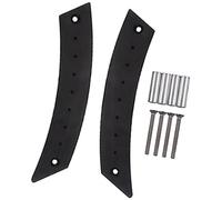 HUVNEXA Accesorios de repuesto la cubierta protectora los tiradores manija puerta interior del coche, para Vw, para Beetle 1998-2010 cubierta del marco de la manija de la puerta del coche(Schwarz)