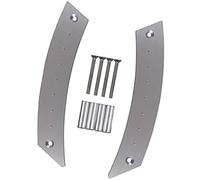 HUVNEXA Accesorios para manija de puerta interior coche, para Vw, para Beetle 1998-2010, reemplazo cubierta protectora manijas tracción cubierta del marco de la manija de la puerta del coche(Silver)