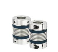 HUVNEXA Acoplador de eje de aleación de aluminio Lb B D16l30 de 3 mm a 8 mm, acoplamiento de fuelle for conexión de torno Acopladores de resorte(Lb D D16l27 3x8)