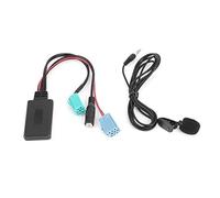 HUVNEXA Adaptador de audio Bluetooth 12 V, 5.0 y 6 pines, cable for coche, adaptador entrada estéreo con micrófono repuesto for Clio, Espace Megane Adaptador de cable de micrófono para coche