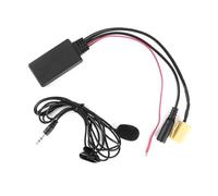 HUVNEXA Adaptador de audio Bluetooth, cable for radio 59,1 pulgadas, adaptador manos libres for coche con micrófono, for 159, Grande Punto Adaptador de cable de micrófono para coche