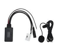 HUVNEXA Adaptador de cable entrada audio for coche, Bluetooth 5.0, con micrófono repuesto, for reproductor CD A2, A3, A4, B7, TTs, TT, A8, R8 y Adaptador de cable de micrófono para coche