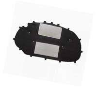 HUVNEXA Aislamiento del capó del motor Almohadilla de protección térmica para motor, para VW, para Golf 6 y GTI, aislamiento acústico algodón para capó delantero, alfombrilla(BLACK B)