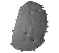 HUVNEXA Aislamiento del capó del motor Almohadilla de protección térmica para motor, para VW, para Golf 6 y GTI, aislamiento acústico algodón para capó delantero, alfombrilla(BLACK C)