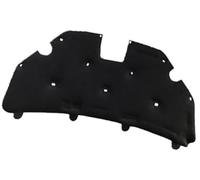 HUVNEXA Aislamiento del capó del motor Ruido de la cubierta almohadilla estera algodón del aislamiento acústico calor motor capó delantero coche, para Ford, para Focus 2005 2006(BLACK normal B)