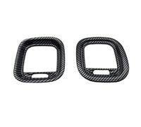 HUVNEXA Ajuste de aire acondicionado Cubierta de anillo salida aire, pegatina embellecedora ventilación CA, kit decorativo acondicionador izquierdo y derecho 2 uds, para DODGE