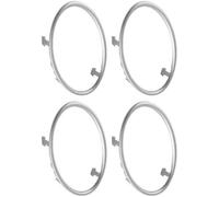 HUVNEXA Ajuste de aire acondicionado Cubierta del anillo de salida aire, 4 piezas, decoración embellecedor acondicionamiento coche, accesorios circulares para automóviles