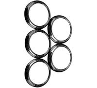 HUVNEXA Ajuste de aire acondicionado Cubierta del anillo de salida aire Ac Vent Trim Sticke Decoración la etiqueta engomada estado coche, para Mercedes-Benz, Gla, X156(BLACK Carbon Fiber Black)